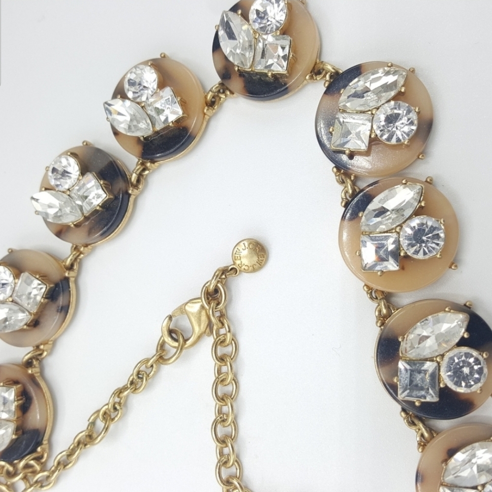 J. Crew Light Tortoise Statement Necklace *Rare* - image 6